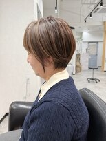 ミツボシ 本八幡(MITSUBOSHI)&nbsp;脱白髪染め/ココアブラウン/ベージュ/小顔ショートボブ[本八幡]