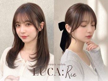 ルカリエ(LUCA:Rie)の写真/韓国風レイヤー×顔まわりで一気に垢抜け♪前髪・おくれ毛までこだわる小顔カットはルカリエにお任せ☆#蕨