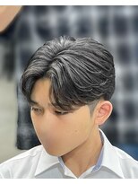 メンズヘアセンス 渋谷(MEN'S HAIR SENSE)&nbsp;ニュアンスパーマ/センターパート/メンズ/眉毛/フェザーパーマ