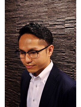 プレミアムバーバー 赤坂店(PREMIUM BARBER produce by HIRO GINZA) 爽やか七三ビジネススタイル＜赤坂＞＜理容室＞