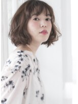 女っぷりをUPさせるニュアンシーなボブ