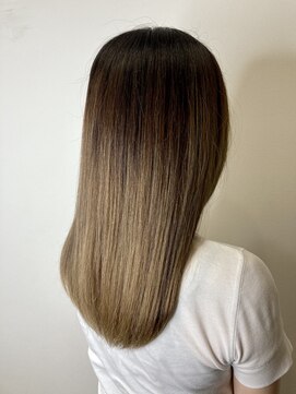 トータルビューティーサロン プリエ(prier) アフロ安藤　トリートメント/髪質改善/グレージュオリーブ