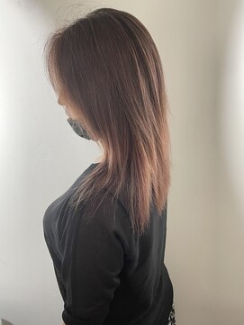 ヘアースタジオ ゼン(hair studio Zen) かきあげ バレイヤージュグラ