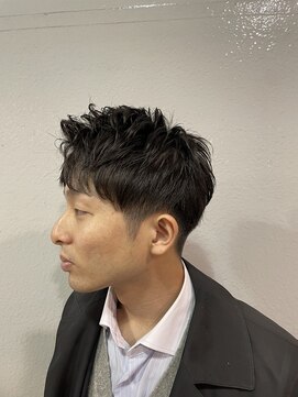 ヒロギンザ 神田店(HIRO GINZA) ショートアップバング×形状記憶パーマ