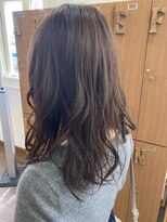 トップヘアー 本店(TOP HAIR) ピンクベージュ/ミディアム/パーマ/30代40代50代