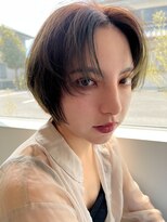 ラヴェストバイフレイスウェル(LOVEST by frace well)&nbsp;【LOVEST服部】ショートボブ/モード/センターパート/イメチェン