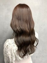 艶髪　ロング　ベージュカラー　髪質改善