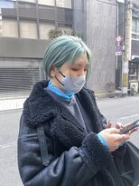 バド(bado)&nbsp;ミントグリーン×ショートボブ