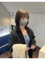 トレス(TRESS)&nbsp;ミディアム/ロブ/切りっぱなし/赤み消し/アッシュ/オリーブ