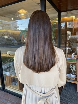 ヘア プロデュース キュオン(hair produce CUEON.) ロング×アッシュベージュ