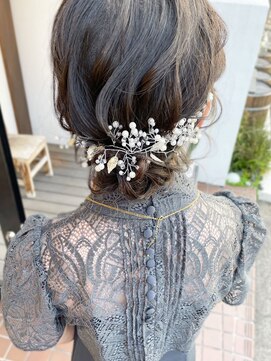 ティダスマイル(tida smile) ドレスヘア_ヘアアレンジお客様スタイル