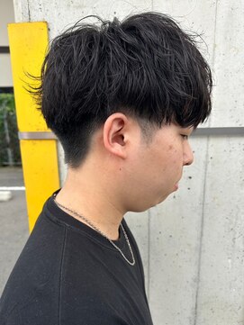 ニアウ 太田店(Niau) ツイストスパイラルパーママッシュメンズパーマ波巻きパーマ