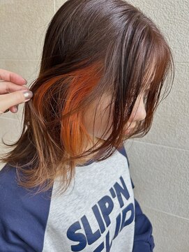 ゲン(gen.) オレンジ/インナーカラー/イメチェン/10代20代