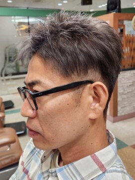 アポロカットステージ 相模大野店 アップバング/ツーブロックマッシュ<理容室>[メンズ/相模大野]