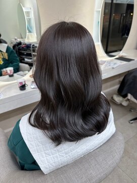 ドロシー 郡山桑野店(Dorothy) イメチェンハッシュカットフルバング似合わせレッドブラウン