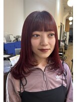 ラック 津田沼(LUCK)&nbsp;切りっぱなしボブ/エアリーロング/美髪/ピンクブラウン/津田沼