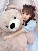 透色ドロップ佐倉なぎちゃん＊立体リボンハーフツイン＊まゆ