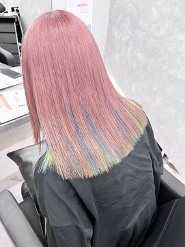 ファイブバイジエクト 堀江(FIVE by The Ect) ピンクカラー　　ブルー　イエロー