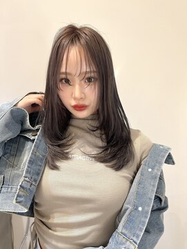 シー(SEA) シルキーラベージュ/シースルーウザバング