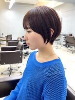 オズ 安積店(OZ) ダブルカラー外ハネボブインナーカラーハイライトケアブリーチ