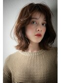 乾かすだけくびれレイヤーカットミディアムウルフv越谷30代40代