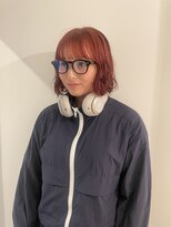 ユニコ(unico)&nbsp;ブリーチなしダブルカラー/ボブパーマ/暖色カラー