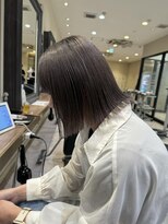 ケンジ 横須賀中央(KENJE)&nbsp;ラベンダーグレージュ×ボブ