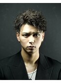 スパイラルパーマ　ツイストスパイラルパーマ　スキンフェード