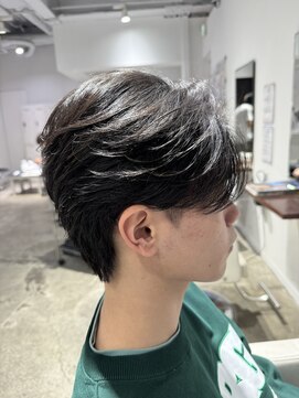 オーシャントーキョー 渋谷(OCEAN TOKYO) フェザーパーマシャドウパーマセンターパートニュアンスパーマ