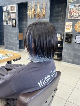 ラウル(Laulu) ホワイトグレージュ/デジタルパーマ/チェリーブラウン/佐倉