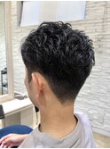 癖毛をいかした2ブロック
