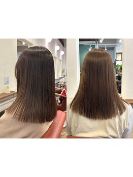 MOPSオリジナルのストレートパーマ≪感動質感ストレート≫でまとまりのある自然なスタイルを手に入れて！