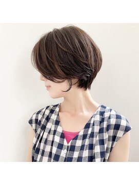 オーソ(AUTHO) ハイライトカラー/似合わせカット/白髪/白髪ぼかし/ボブヘア b