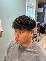 スタンドバーバー 柏(STAND BARBER)&nbsp;サーフカール/スパイキーショート/ブルーブラック