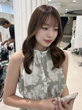 エアー 青山(AIR) 透明感カラー/レイヤーカット