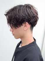 エルマーク 梅田(L-MARK)&nbsp;センターパート/波巻きパーマ/スパイラルパーマ/men's