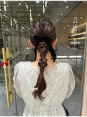 【中野花純】ふわふわ編みおろしアレンジ！