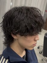 ノードオム 栄(NODE HOMME)&nbsp;波巻きスパイラル栄レイヤーマッシュスタイル