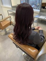 レラート デザイン コスタ 浦和(Relato DESIGN COSTA)&nbsp;セミロング×暗めボルドー