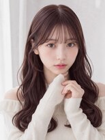 ユーフォリア エヌ 池袋サンシャイン通り店(Euphoria +n)&nbsp;ラベンダーカラー透明感カラーアッシュグレーロングヘア内巻き◎
