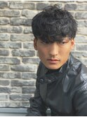 サイドスッキリ!無造作ツーブロックマッシュ