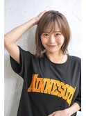 【Un ami】《増永剛大》 結んでもOK、おとな可愛い外ハネボブ
