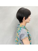 タグ(#tag)&nbsp;#大人ショート×アッシュブラックカラー