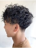 ショートマッシュ×ツイストスパイラルパーマ　担当 RYO