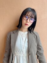 クオン 今泉(quon)&nbsp;【MASAKI】Black×プツっとバング -天神 薬院 今泉-