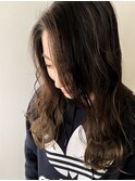 ブルーブラック_Aラインボブかきあげロング_137
