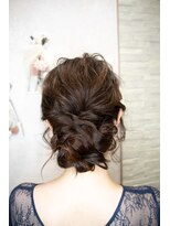 オラ ボーテ(Aura Beaute)&nbsp;『AuraBeaute 京都』結婚式 お呼ばれヘア 編込み アップスタイル