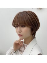 プリマ アンジュ 中目黒店(PRIMA ange)&nbsp;大人可愛い20代30代小顔丸みショートボブこなれヘア◎