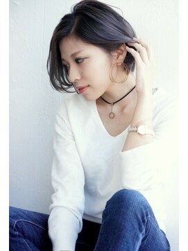 ルモア(RUMOR) Rumor×美首・小顔ショート『黄金バランスハイライト』