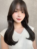 ロンド マーレ 天神大名店(Lond mare)&nbsp;韓国くびれヘア/フェミニンロング/韓国ヘア/チェリーブラウン